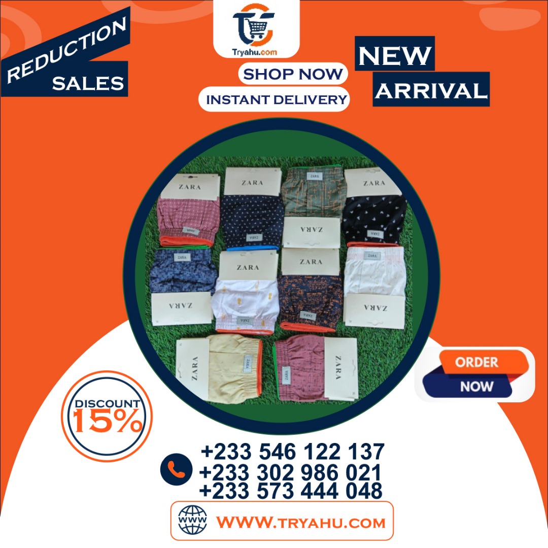 ZARA Men’s Boxer Shorts | Premium Cotton Comfort | Stylish Everyday Wear